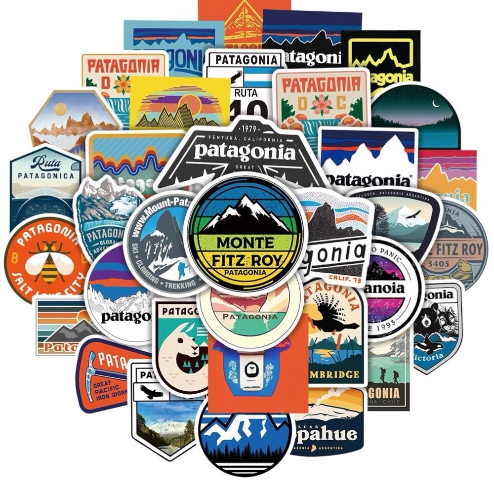 49 pieces Patagonia Sticker Collection